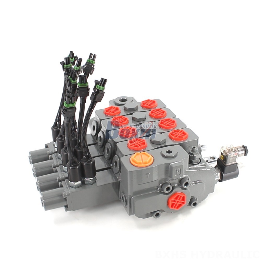 Manufacturer Direct: HSDLS180 Electric Unloading Valve - 4-Spool Sectional Directional Valve main image